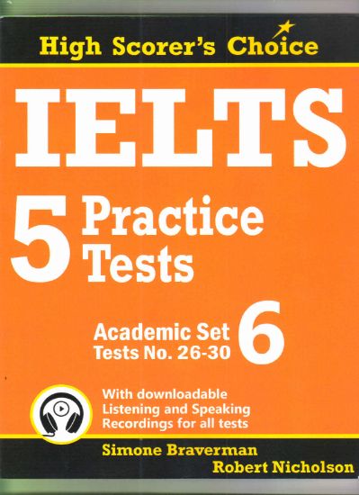 Picture of IELTS 5 Practice Test Academic & General Book No 1 to 6 in each module - 30 tests each set
